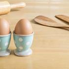 The 7 letters answer is EGGCUPS