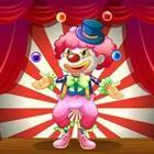 Clown juggling