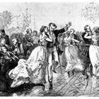 Old fashioned photo of people dancing