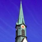 The 7 letters answer is STEEPLE