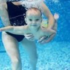 Baby under water