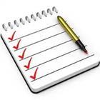 Notebook with Checklist