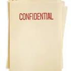 A file that reads Confidential