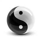 A picture of a Ying-Yang symbol