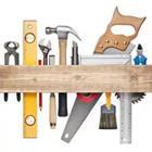 A row of constructions tools