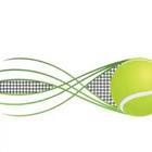 A green tennis ball
