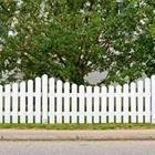 A white fence