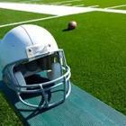 A football helmet