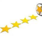 A row of gold stars