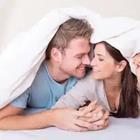Two people under the covers