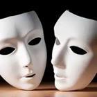 Two white masks