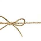 Ribbon or bow made of yarn