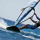 A person Windsurfing