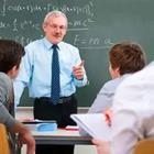 A man teaching students