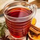 Warm cider or tea