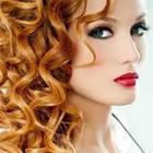 Girl with curly red hair