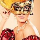 Woman wearing mask, masquerade
