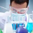 Scientist doing study in a lab
