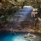 The 6 letters answer is CENOTE
