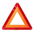 An orange and red triangle