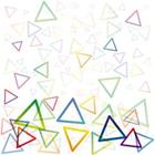 A bunch of different colore triangles